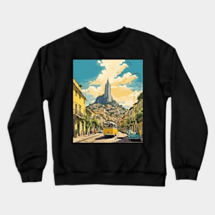 Distrito Federal Brazil Vintage Tourism Travel Poster Crewneck Sweatshirt